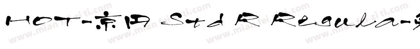 HOT-京円 Std R Regula字体转换